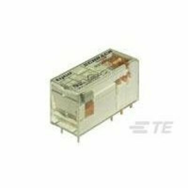 Te Connectivity Power/Signal Relay, Dpdt, Momentary, 750Mw (Coil), 8A (Contact), Ac Input, Ac/Dc Output, Through 7-1415534-1